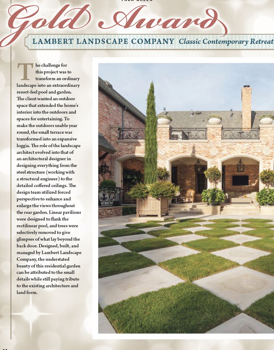 Press Clippings Lambert S, Lambert Landscape Company